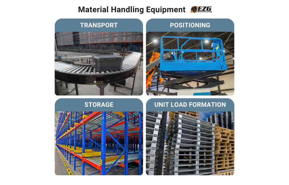 types of material handling equipment 
