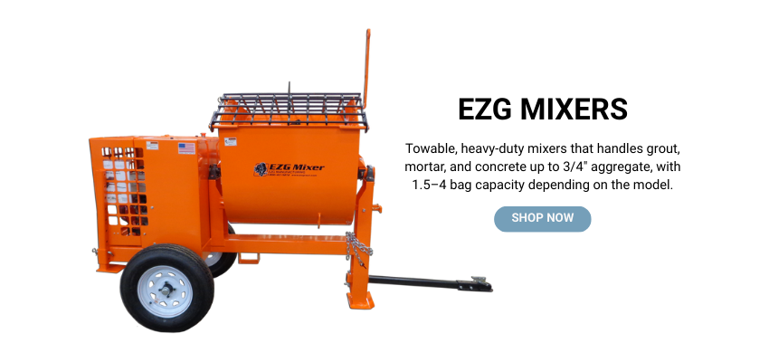 EZG concrete mixers