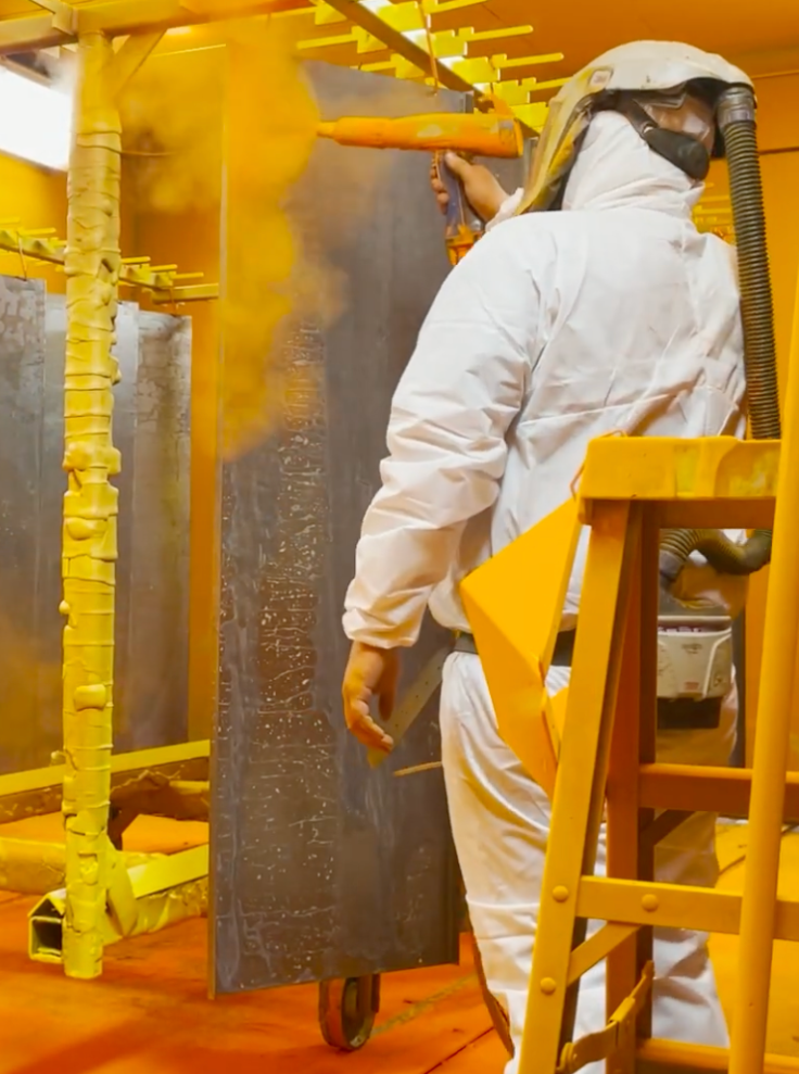 powder coat booth