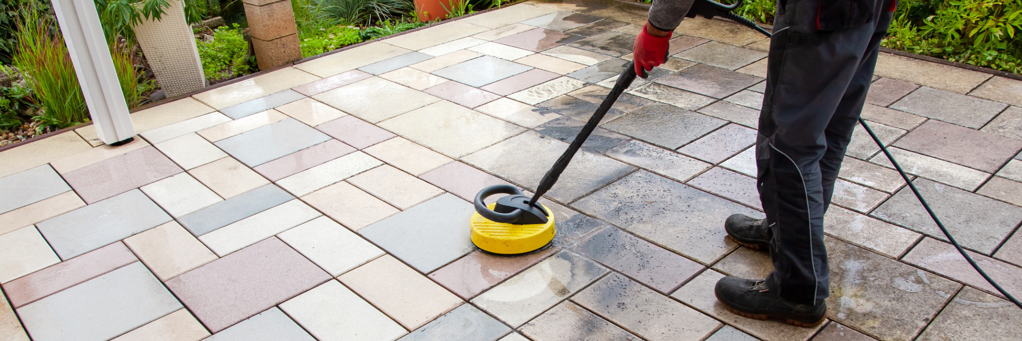 paver cleaning process